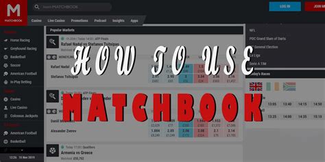 How To Use Matchbook .